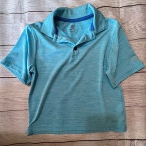 Champion Boys Polo Shirt XS (4-5) Blue Short Sleeve Collared Top